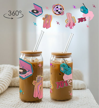 70's Glass Mug