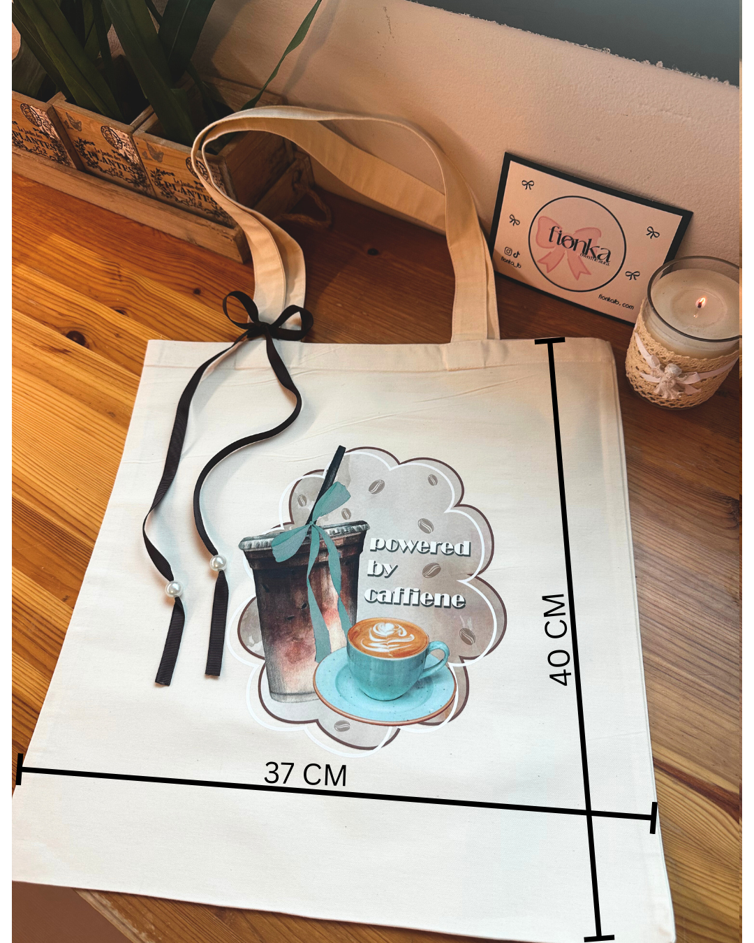 Powered By Caffeine ToteBag