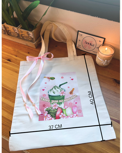I Love U so Matcha ToteBag