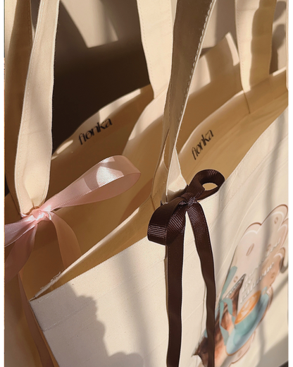 انهيارات داخلية والمظهر شيز كيك ToteBag