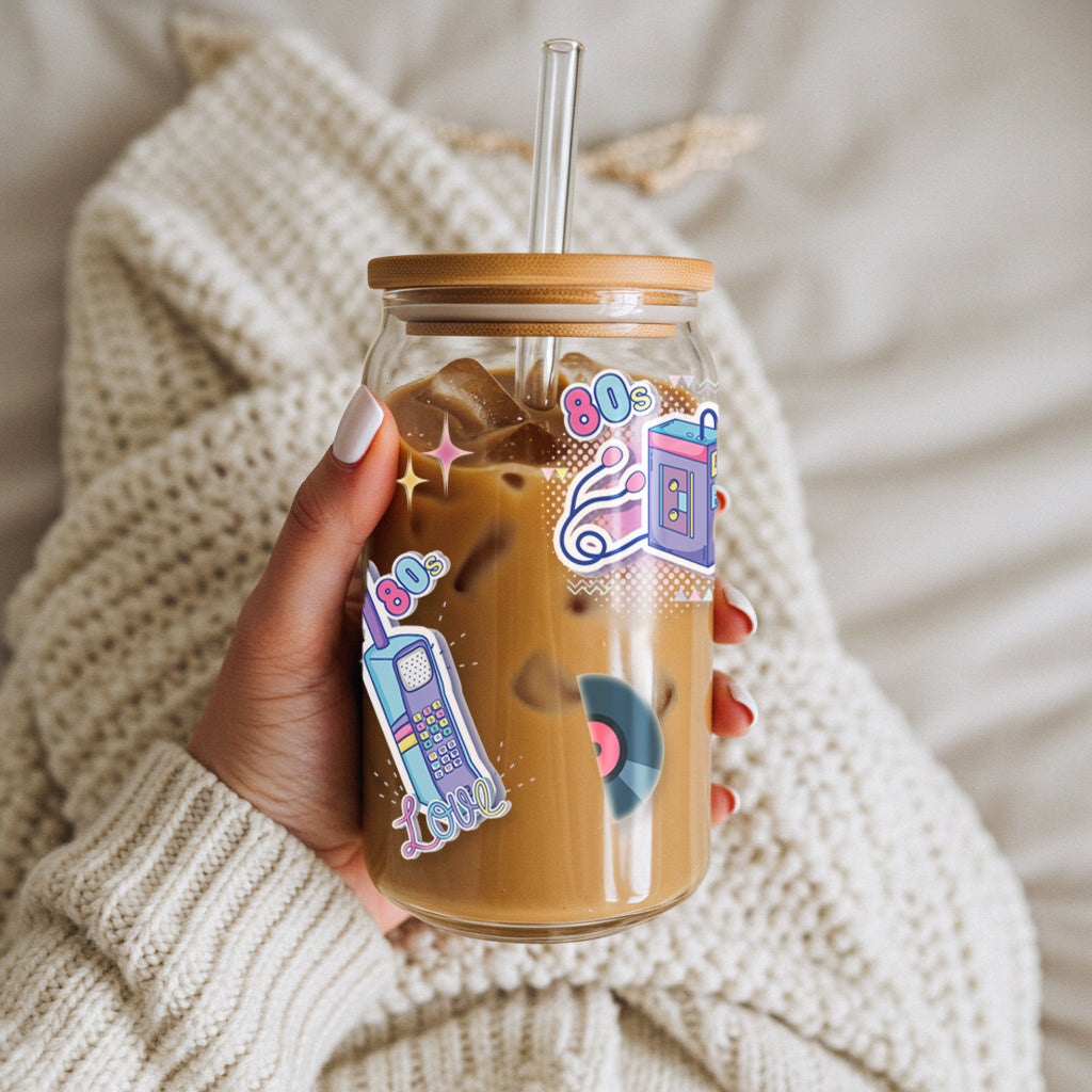 80's Glass Mug