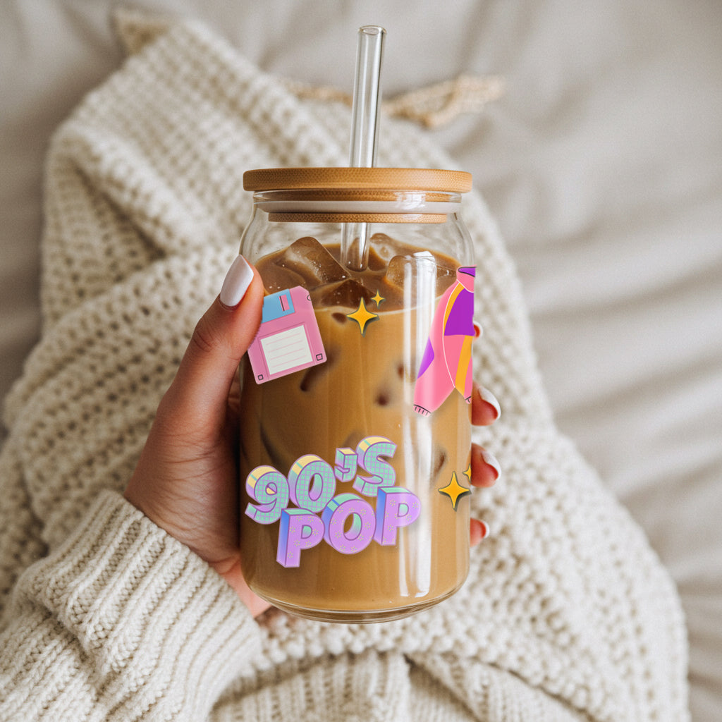 90's Glass Mug