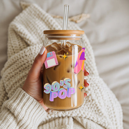 90's Glass Mug