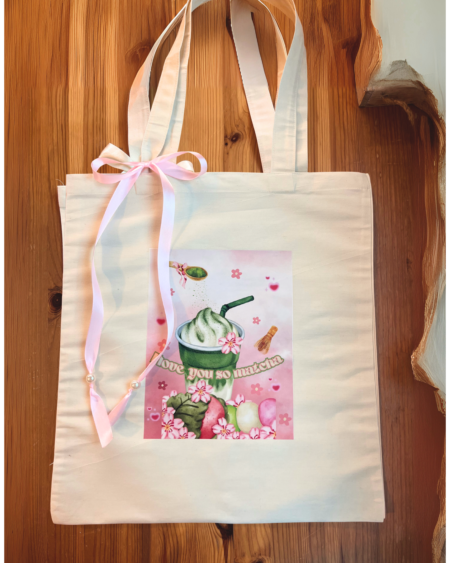 I Love U so Matcha ToteBag