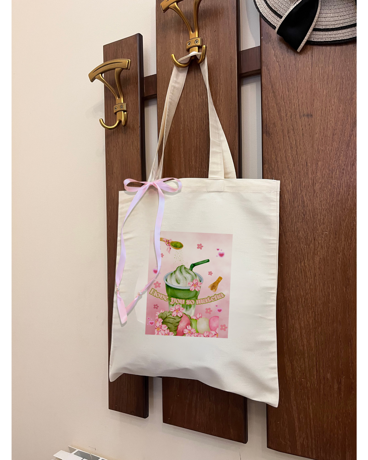 I Love U so Matcha ToteBag